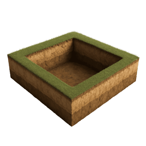 Котлован для фундамента в Воронеже