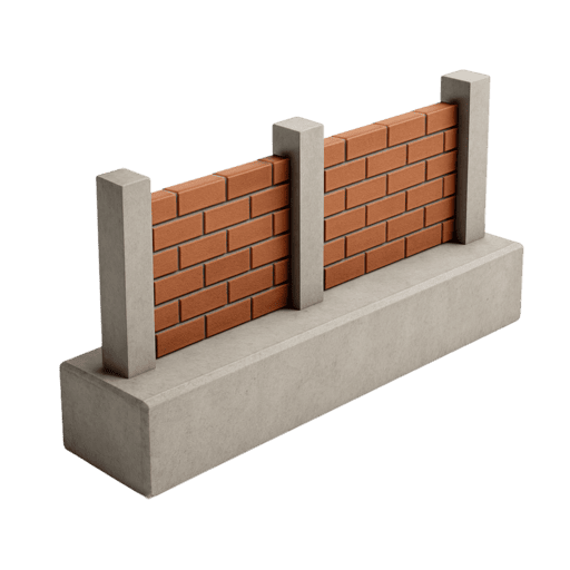 фундамент для забора в Воронеже